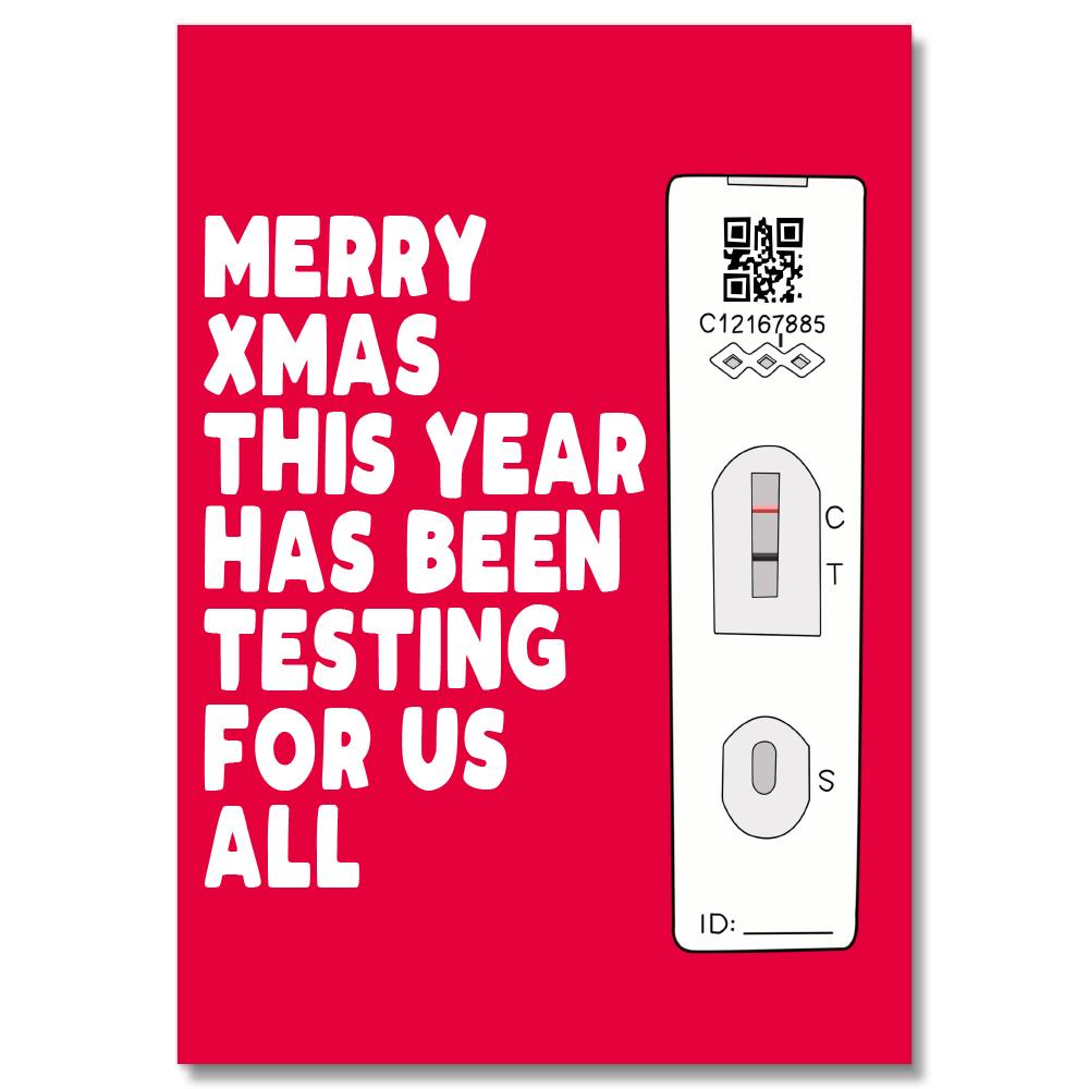 Merry Christmas Covid Test Card #1 image